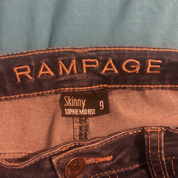 RAMPAGE SKINNY JEANS - Picture 4 of 6